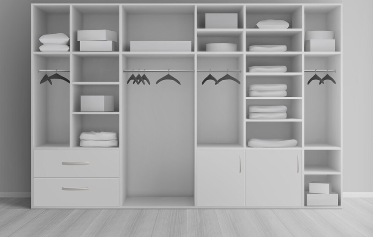 Hall Box Wardrobe - Rozy Ruhi Home Green Interior, Rajarhat Kolkata